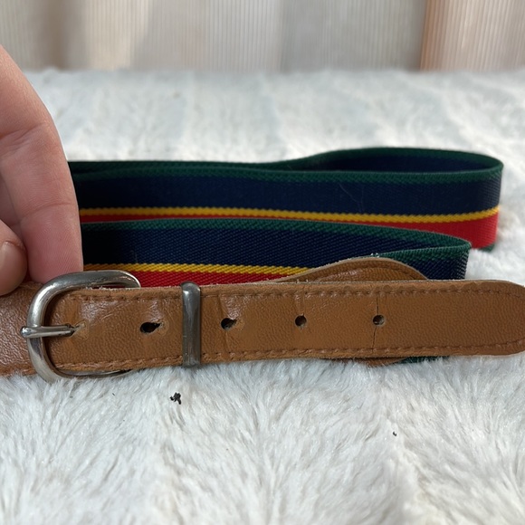 VINTAGE multicolored stretchy belt - Picture 2 of 3